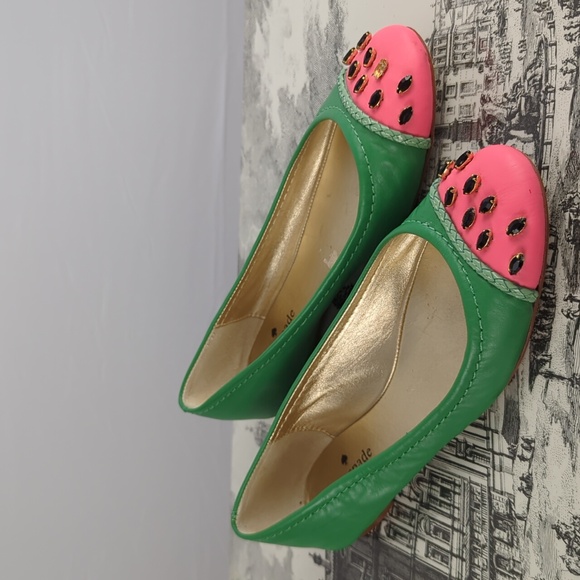 Kate Spade New York Watermelon Flats | Size 7.5 - Picture 3 of 7